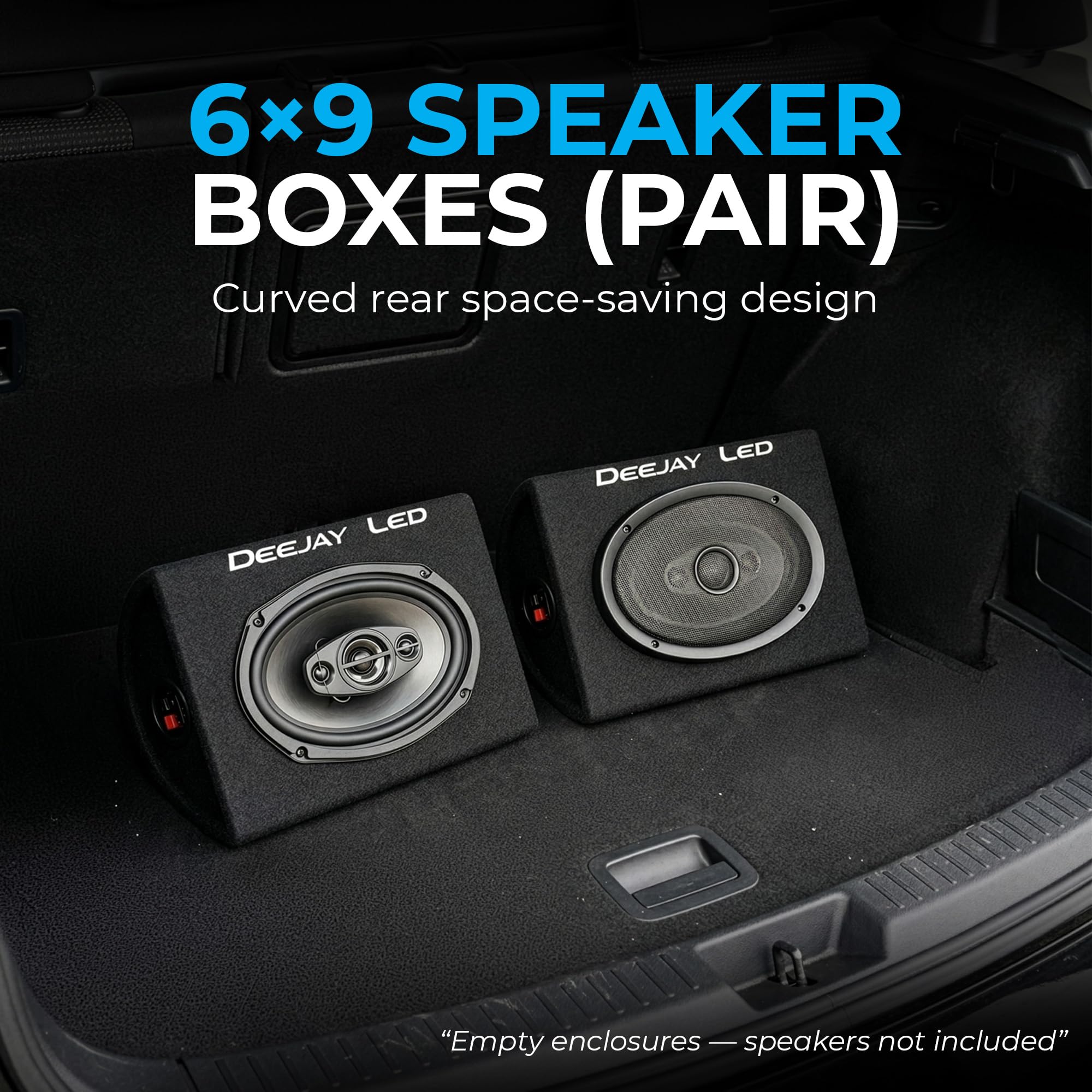 Amazon.com: Deejay LED TBH699 6x9 Speaker Box Enclosures (Pair